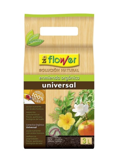 FERTILIZANTE HUMUS LOMBRIZ 3L FLOWER