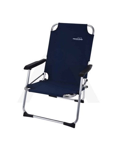 SILLA BAJA CAMPING PLAYA 45x54x76cm AZUL OSCURO