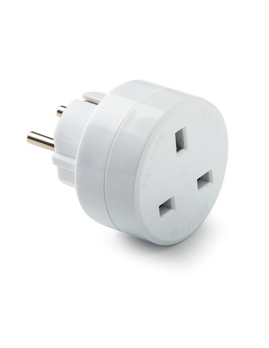 ADAPTADOR EUROPEO-INGLES 13-16 A 250V BLANCO