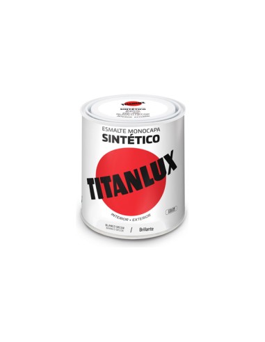 ESMALTE SINTETICO BRILLANTE TITANLUX BLANCO DECORACION 566D 250ml