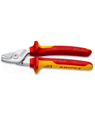 ALICATE CORTACABLES KNIPEX VDE STEPCUT 95 16 160