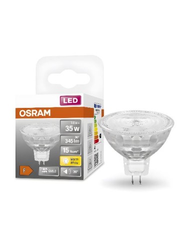 LAMPARA DICROICA LED PAR STAR SPOT MR16  GL 35 3,8W/827 GU5.3 OSRAM