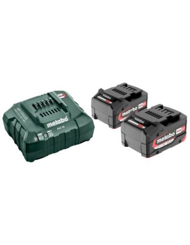 KIT CARGADOR ASC 55 + LI-POWER 2x4Ah