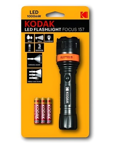 LINTERNA LED FOCUS 157 60LUMENES KODAK