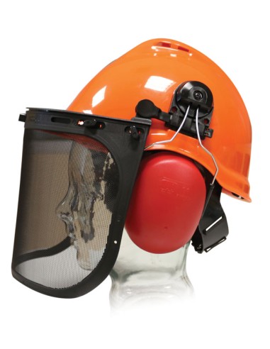 KIT FORESTAL CASCO, PANTALLA Y PROTECTOR AUDITIVO