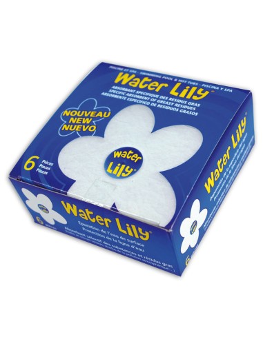 WATER LILY ABSORBENTE DE GRASAS 6UD