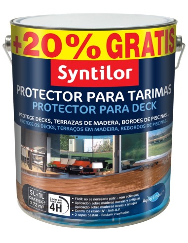 PROTECTOR TARIMAS ULTRA PROTEC 6L COLOR MADERA NATURAL