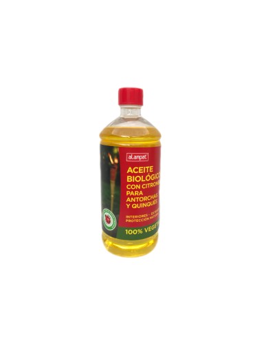 ACEITE PARA ANTORCHAS BIOLOGICO CON CITRONELA 750ml