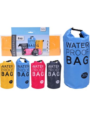 BOLSA IMPERMEABLE PLAYA 30L VARIOS COLORES