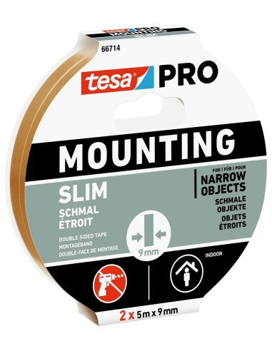 CINTA DOBLE CARA SLIM MOUNTING PRO 2 5MX9mm TESA