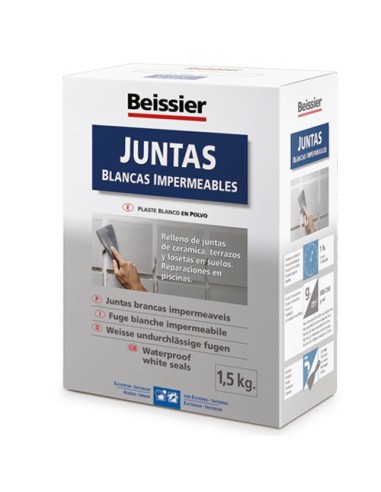 JUNTAS BLANCAS IMPERMEABLES BEISSIER 1,5kg