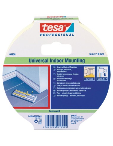 CINTA UNIVERSAL TESAPACK MONTAJES TESA 5 Mx19mm