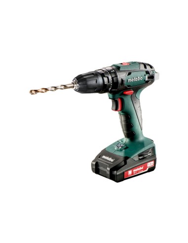 TALADRO PERCUTOR METABO SB 18 18V 1,5AH CON MALETIN Y 2 BATERIAS