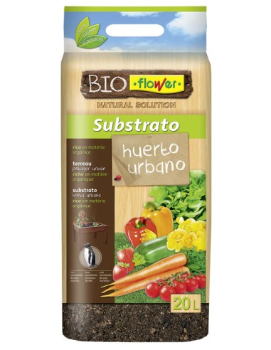 HUERTO URBANO SUBSTRATO 20L FLOWER