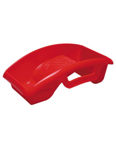 CUBETA PINTOR RULO-PLUMA C71480 POLIPROPILENO 22,5x32cmS ROJO