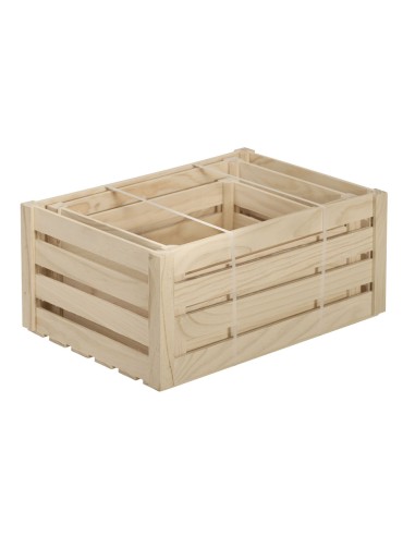 CAJA DE MADERA DE PINO CONJUNTO DE 3UD