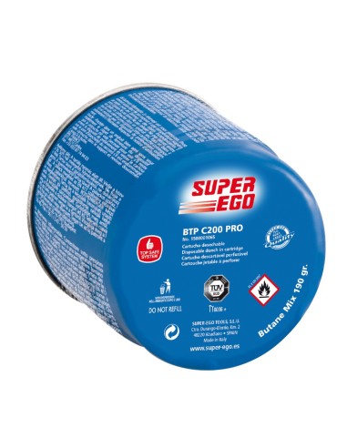 CARTUCHO GAS SUPER-EGO PERFORABLE BTP C200 PRO 190 GR