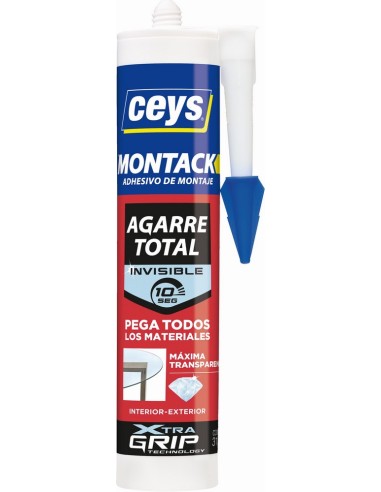 ADHESIVO DE MONTAJE MONTACK INVISIBLE CEYS 315g