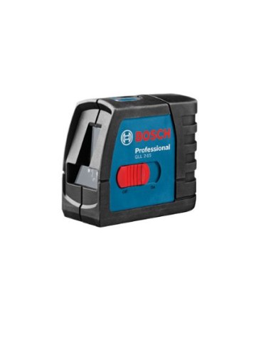 NIVEL LASER BOSCH GCL 2-15 2 LINEAS HORIZ/VERT + PLOMADA CON FUNDA Y ACCESORIOS