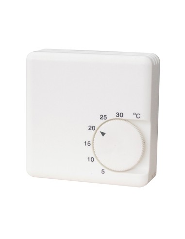 TERMOSTATO MECANICO PARA CALEFACCION 10A 250V BLANCO