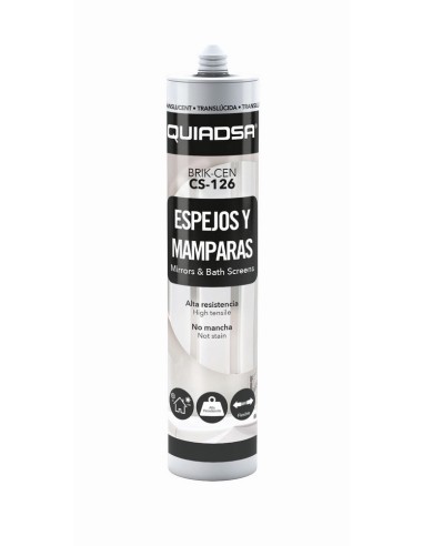 SILICONA ESPEJOS CS-126 TRANSLUCIDA 300ml