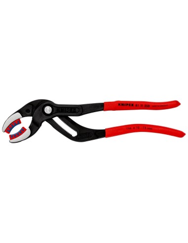 TENAZA PARA TUBERIAS Y RACORES BOCAS PLAST 250mm 81 11 250 KNIPEX