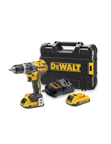 TALADRO PERCUTOR A BATERIA XR DEWALT 2x2AH