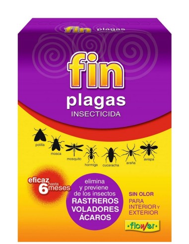 INSECTICIDA CONCENTRADO FIN PLAGAS HETOX 25ml 20583 FLOWER