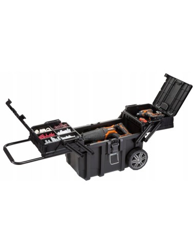 CARRO HORIZONTAL JOB BOX 64,4x37,3x41 NEGRO CURVER