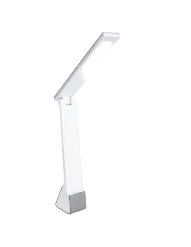 LAMPARA LED 4W RECARGABLE PLATA ALFA DYSER