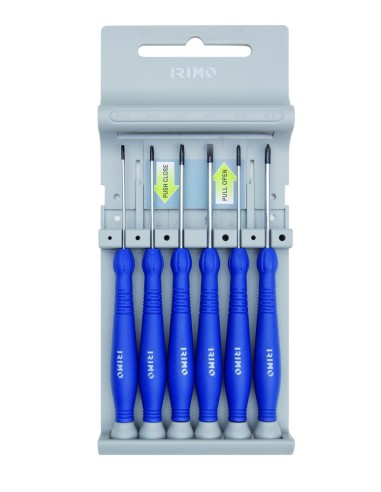 JUEGO DESTORNILLADORES IRIMO 461-6-B PRECISION 6 PIEZAS PL/PH