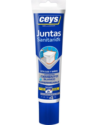 SELLADOR JUNTAS SANITARIOS BLANCO 125ml CEYS