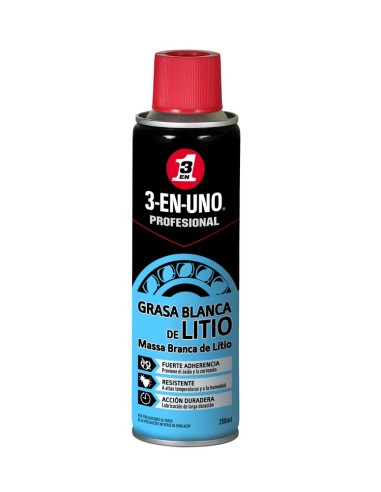 GRASA BLANCA DE LITIO 3-EN-UNO 250ml