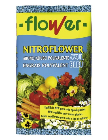 ABONO GRANULADO NITROFLOWER AZUL 750g FLOWER