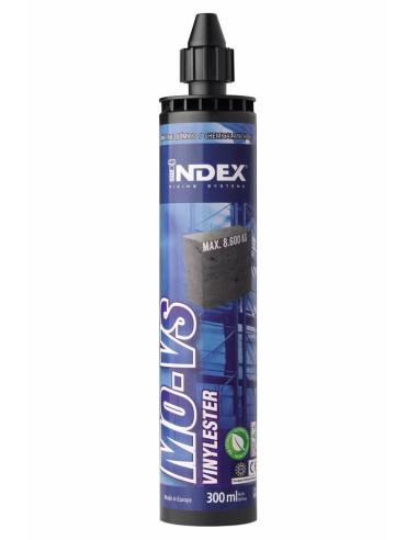 ANCLAJE INDEX FIJACION QUIMICA VINYLESTER SIN ESTIRENO 410ml 12UD