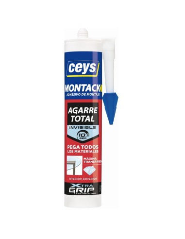 ADHESIVO DE MONTAJE MONTACK TRANSPARENTE 80gr CEYS