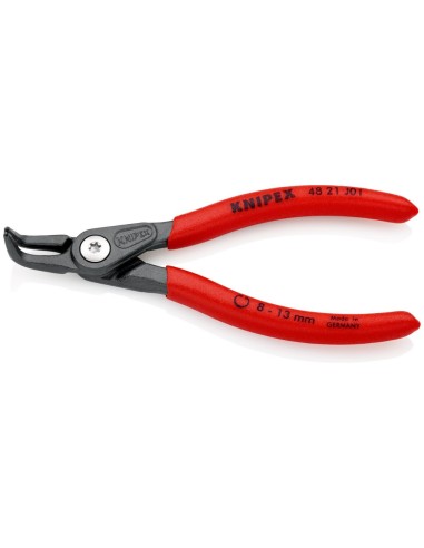 ALICATE KNIPEX ARANDELAS INTERIORES 48 21 J01 PUNTA CURVA 130mm