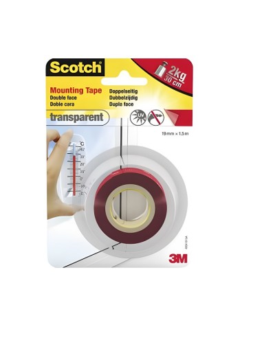 CINTA SCOTCH TRANSPARENT 19mm 1,5M PINTURA 3M