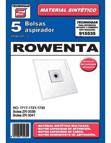 BOLSA ASPIRADOR ROWENTA 915535