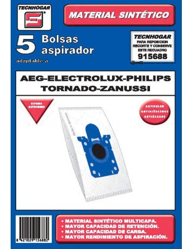 BOLSA ASPIRADOR AEG ELECTROLUX PHILLIPS 915688