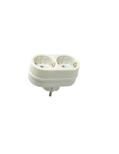 ADAPTADOR DOBLE 16A BLANCO SIMON BRICO