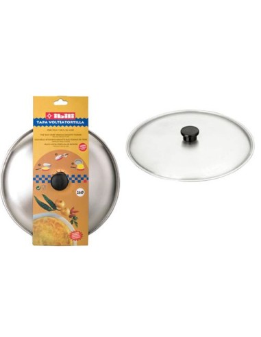 TAPA VOLTEATORTILLAS IBILI 26cm INOX