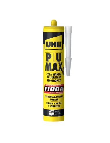 ADHESIVO MADERA PU MAX FIBRA 340g UHU