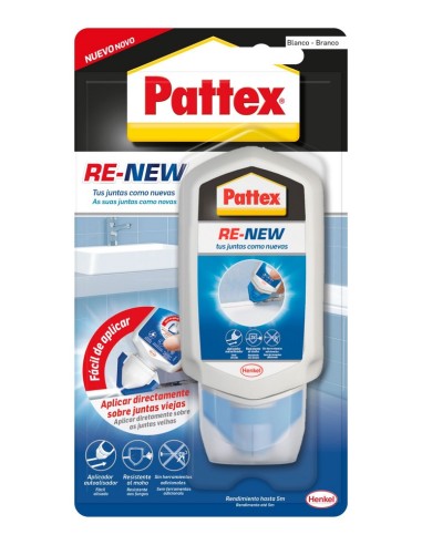 SILICONA BAÑOS PATTEX RE-NEW BLANCO 80ml