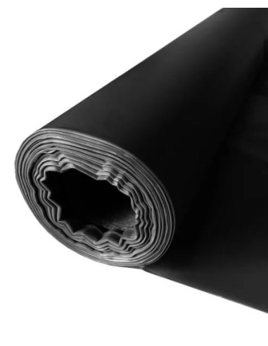 PLASTICO NEGRO 4M PLEGADO 1M G/400 ROLLO 60kg