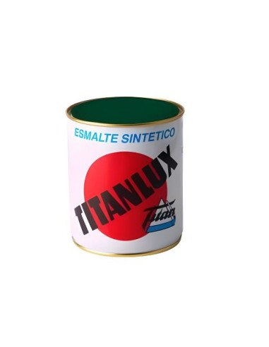 ESMALTE SINTETICO TITANLUX 562 INT/EXT 750ml VERDE CARRUAJES BRILLANTE