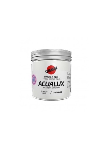 PINTURA ACUALUX SATINADO BLANCO 75ml 0800