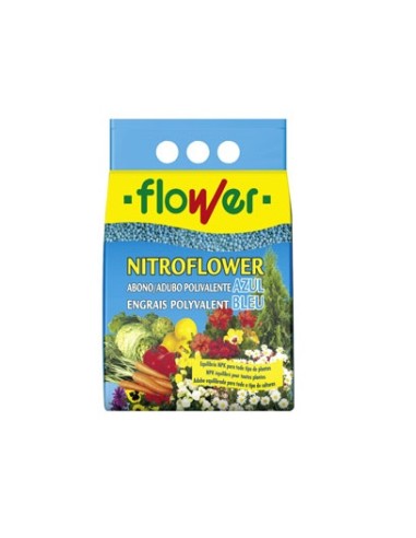 ABONO NITROFLOWER POLIVALENTE AZUL 2,5kg FLOWER