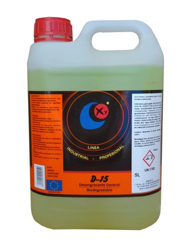 DESENGRASANTE GENERAL BIODEGRADABLE ALCALINO D-15 5L SENIGRUP