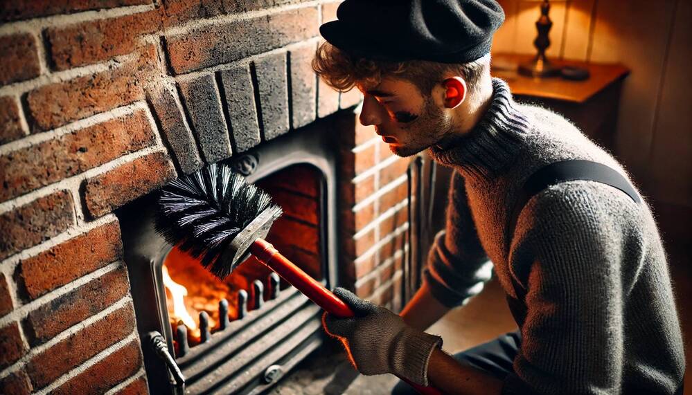 como limpiar chimenea